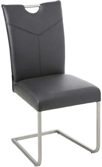 XXXLutz Schwingstuhl in edelstahl echtleder naturbelassen Angebot