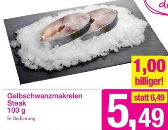 Sutterlüty Gelbschwanzmakrelen Steak 100 g Angebot