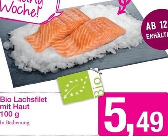 Sutterlüty Bio Lachsfilet mit Haut 100 g Angebot