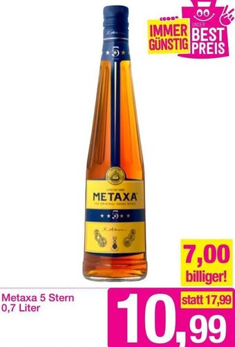 Sutterlüty Metaxa 5 Stern 0,7 Liter Angebot