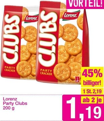 Sutterlüty Lorenz Party Clubs 200 g Angebot