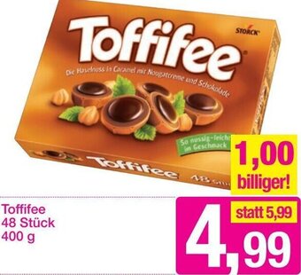 Sutterlüty Toffifee 48 Stück 400 g Angebot