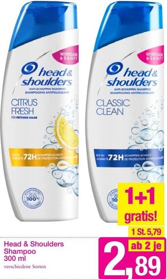 Sutterlüty Head & Shoulders Shampoo 300 ml Angebot