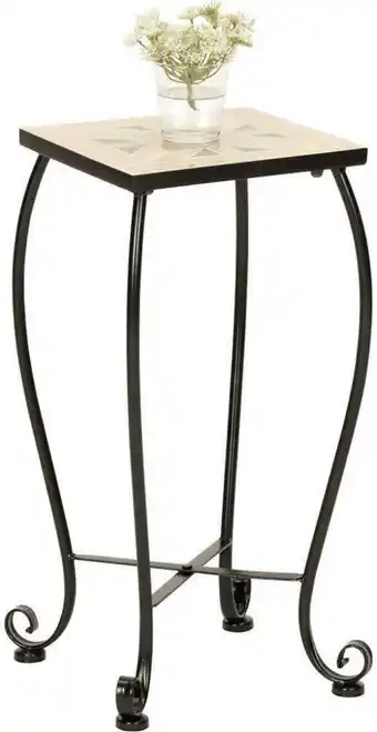 XXXLutz Beistelltisch in metall, keramik 25/25/52 cm Angebot