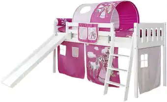 XXXLutz Spielbett 200/90 cm in weiß, pink Angebot