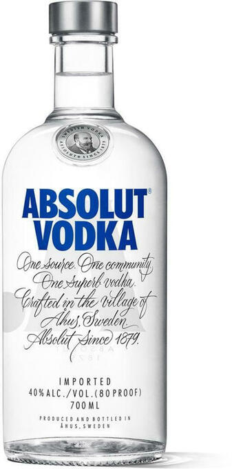 Billa Absolut vodka Angebot