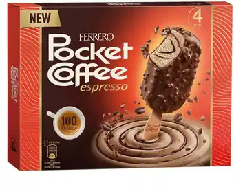 Billa Ferrero pocket coffee eis 4er Angebot