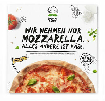 Billa Gustavo gusto pizza margherita Angebot