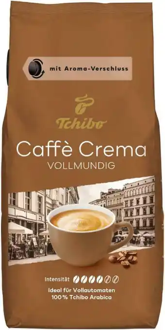 Billa Tchibo cafe caffe crema vollmundig ganze bohne Angebot