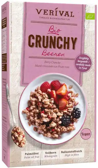 Billa Verival bio beeren crunchy müsli Angebot