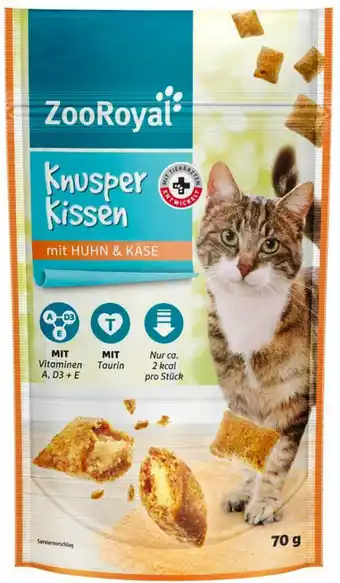 Zooroyal knusperkissen huhn & käse