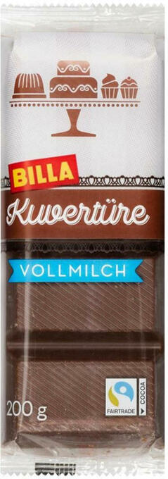 Billa Billa kuvertüre vollmilch Angebot