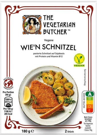 Billa The vegetarian butcher wie'n schnitzel Angebot