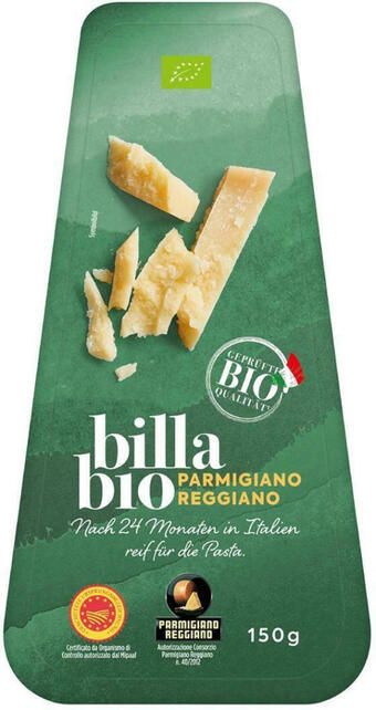 Billa Billa bio parmigiano reggiano Angebot