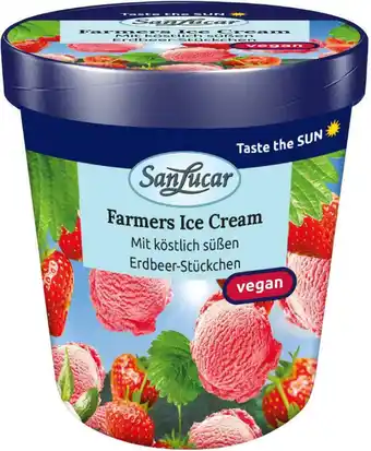 Billa Sanlucar erdbeer eis Angebot