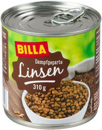 Billa Billa dampfgegarte linsen Angebot