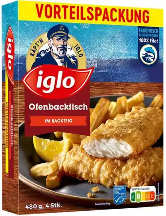 Billa Iglo ofenbackfisch vorteilspackung Angebot