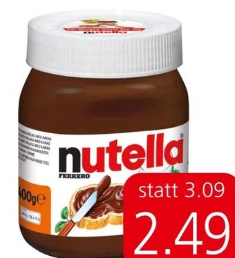 Eurospar Nutella Angebot