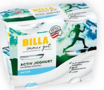 Billa Activ joghurt Angebot