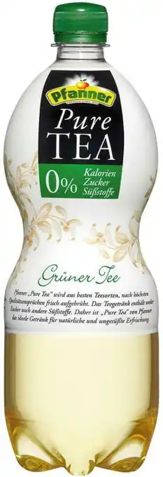 Billa Pfanner pure tea grüner tee Angebot