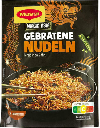 Billa Maggi magic asia gebratene nudeln gemüse Angebot