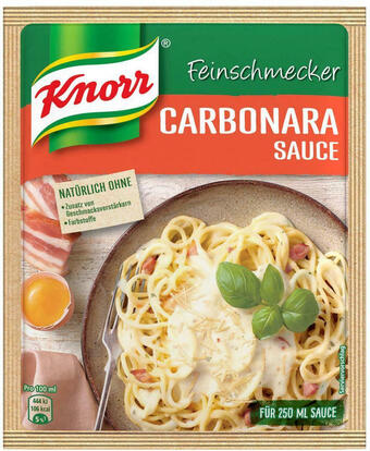 Billa Knorr feinschmecker carbonarasauce Angebot