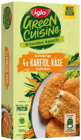 Billa Iglo karfiol käse laibchen Angebot
