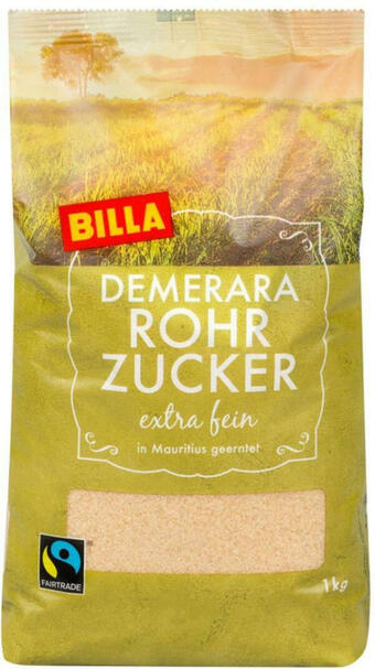Billa Billa demerara rohrzucker extra fein Angebot