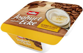 Billa Müller joghurt mit der ecke banane mit schokolade-flakes Angebot
