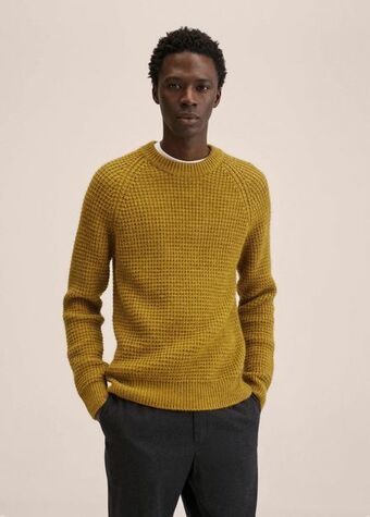 Mango Strukturierter pullover Angebot
