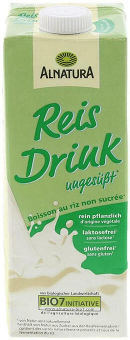Billa Alnatura reis drink natur ungesüßt Angebot