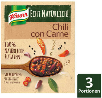 Billa Knorr echt natürlich! chili con carne Angebot