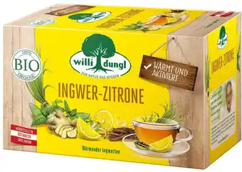 Billa Willi dungl ingwer-zitrone tee Angebot