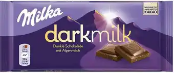 Billa Milka dark milk alpenmilch Angebot