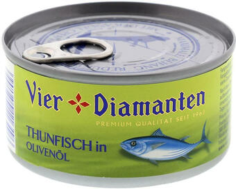Billa Vier diamanten thunfisch in olivenöl Angebot