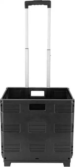 Klappbox-trolley easymaxx in schwarz