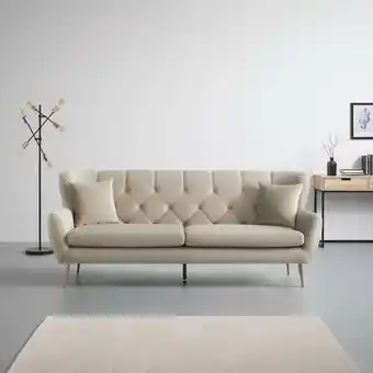 Mömax Sofa 'liliana', inkl. kissen, beige Angebot