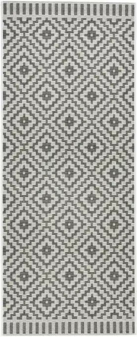 Flachwebeteppich soho in schwarz ca. 80x200cm