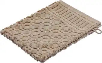 Mömax Waschhandschuh carina in braun ca. 16x21cm Angebot
