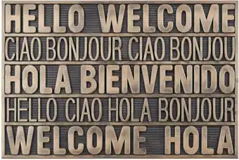 Mömax Fußmatte welcome in kupferfarben ca.40x60cm Angebot