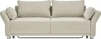 Mömax Schlafsofa in beige mit bettfunktion Angebot