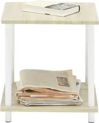 Mömax Beistelltisch in eichefarben/chromfarben Angebot