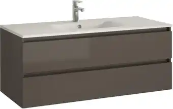 Mömax Allibert badezimmer in grau 'alma' mit keramikbecken Angebot