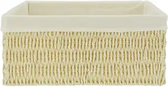 Mömax Korb sally l natur/weiß Angebot