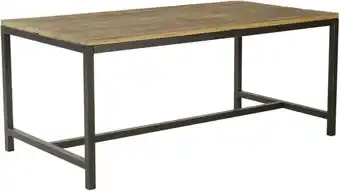 Mömax Esstisch in braun/dunkelgrau 'vintage' Angebot
