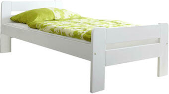 Mömax Bett 'bert', aus kiefer, weiß Angebot