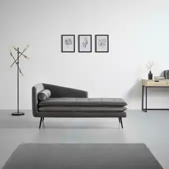 Mömax Sofa-daybed 'emilia' inkl. kissen, grau/dunkelgrau sonneninsel Angebot