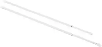 Mömax Vitragenstange simple in weiß, 2 stk. Angebot