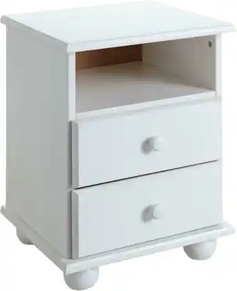 Mömax Nachtkästchen 'pascal', aus kiefer, weiß Angebot