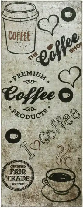 Mömax Küchenläufer coffee in braun ca. 65x180cm Angebot